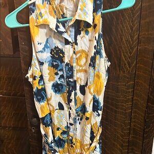 Anthropologie Multicolor Sleeveless Blouse